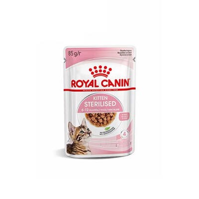 Pouch Kitten Sterilised Gravy Yavru Kedi Konservesi 12 Adet 85 Gr