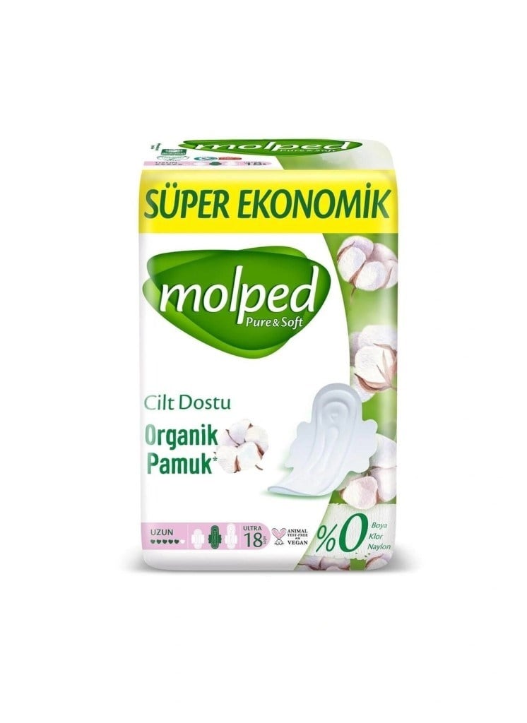 Pure&Soft Ped Uzun Süper Eko 18 Adet