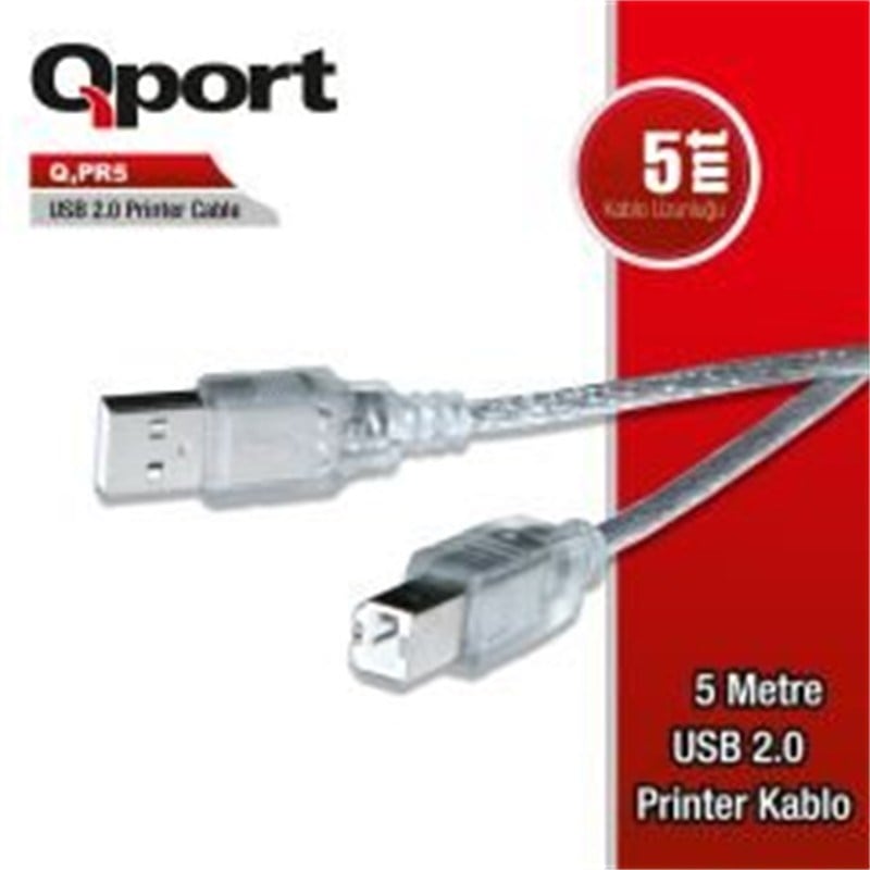 Q-PR5 USB 2.0 5M YAZICI KABLOSU