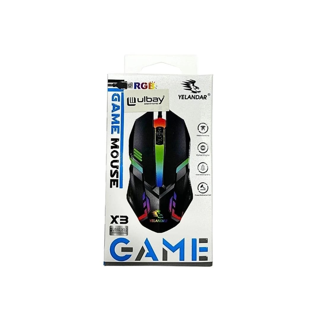 RGB Kutulu Oyuncu Mouse