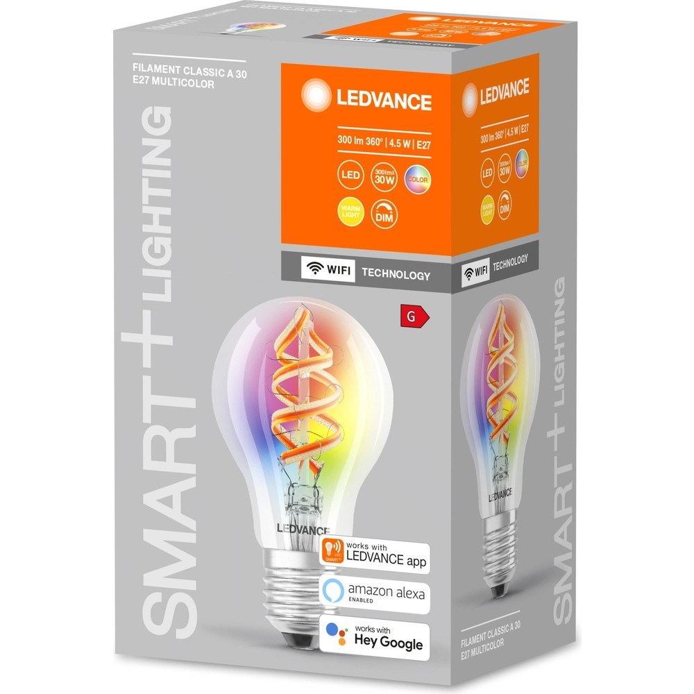 RGBW 30 4.5W/2700K E27 LED Ampul ile Enerji Tasarrufu