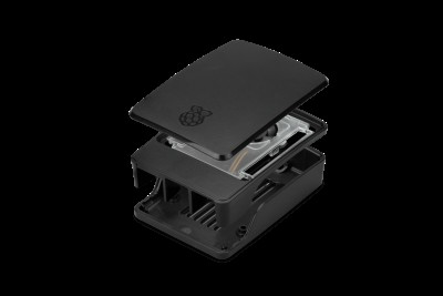Raspberry Pi 5 Lisanslı Muhafaza Kutusu Siyah Renk