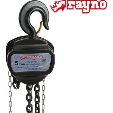 Rayno Profesyonel Hsc Üçgen Tip Caraskal 3 Ton x 5 mt