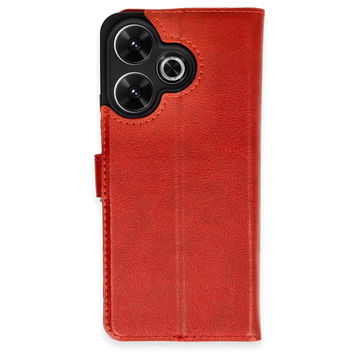 Redmi 13 4G Kılıf Trend S Plus Kapaklı Kılıf - Kırmızı