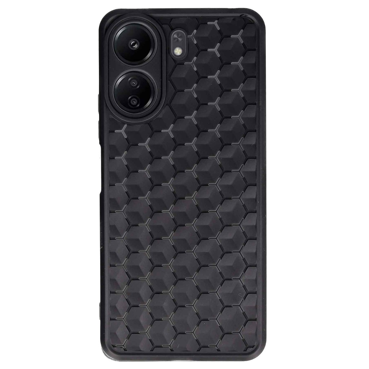 Redmi 13C Kılıf Petek Silikon Kapak - Siyah