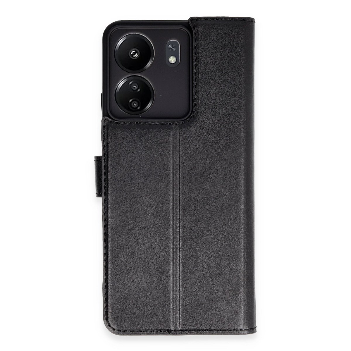 Redmi 13C Kılıf Trend S Plus Kapaklı Kılıf - Siyah