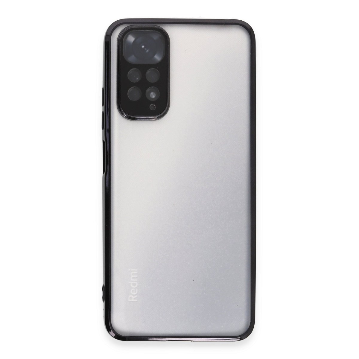 Redmi Note 11 Kılıf Razer Lensli Silikon - Siyah