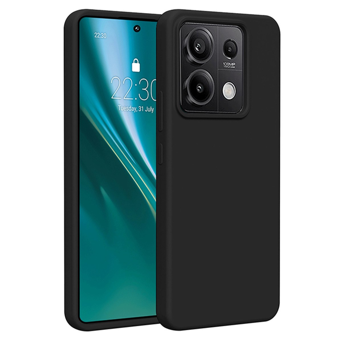 Redmi Note 13 4G Kılıf First Silikon - Siyah
