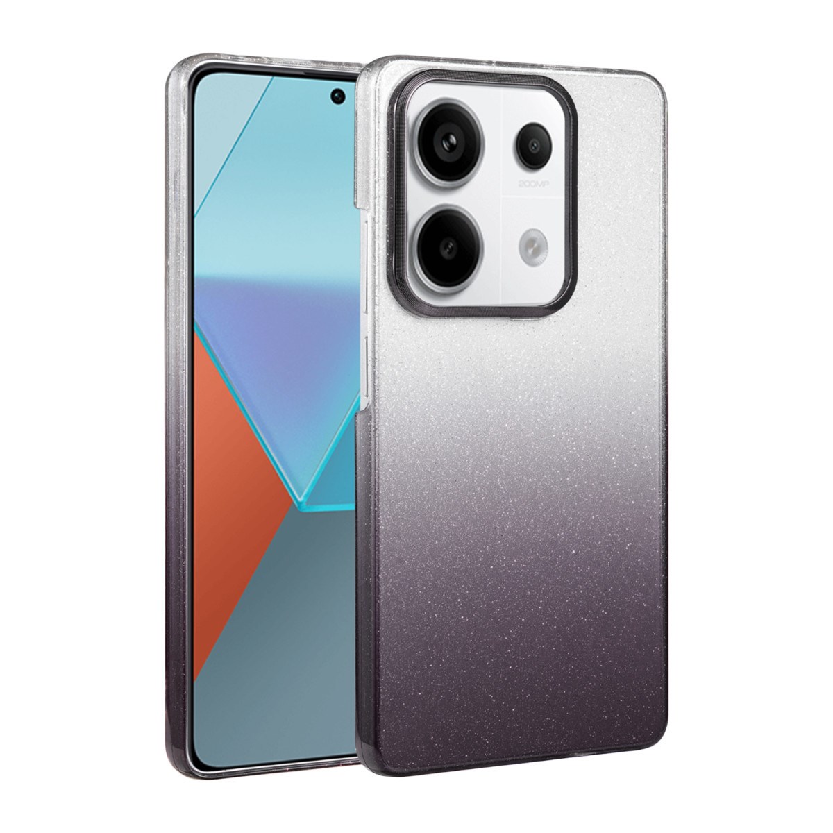 Redmi Note 13 Pro 4G Glossy Kapak - Siyah