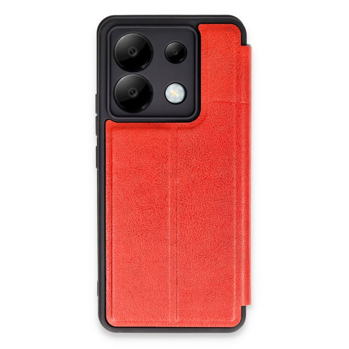 Redmi Note 13 Pro 5G Kılıf Flip Cover - Kırmızı