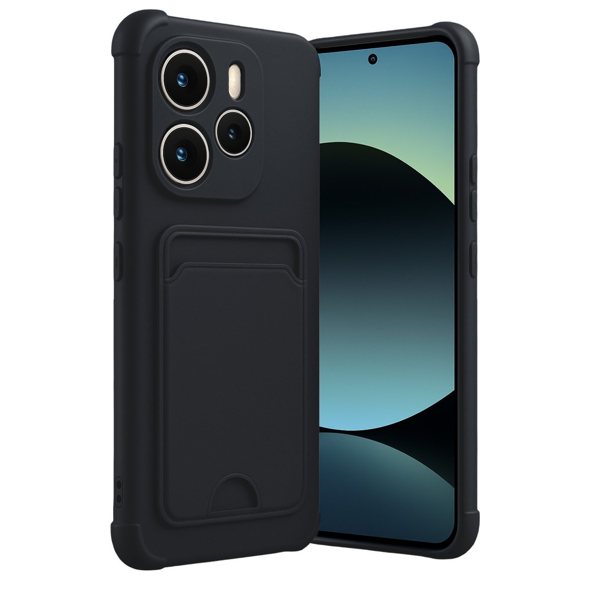 Redmi Note 14 4G Kelvin Kartvizitli Silikon - Siyah