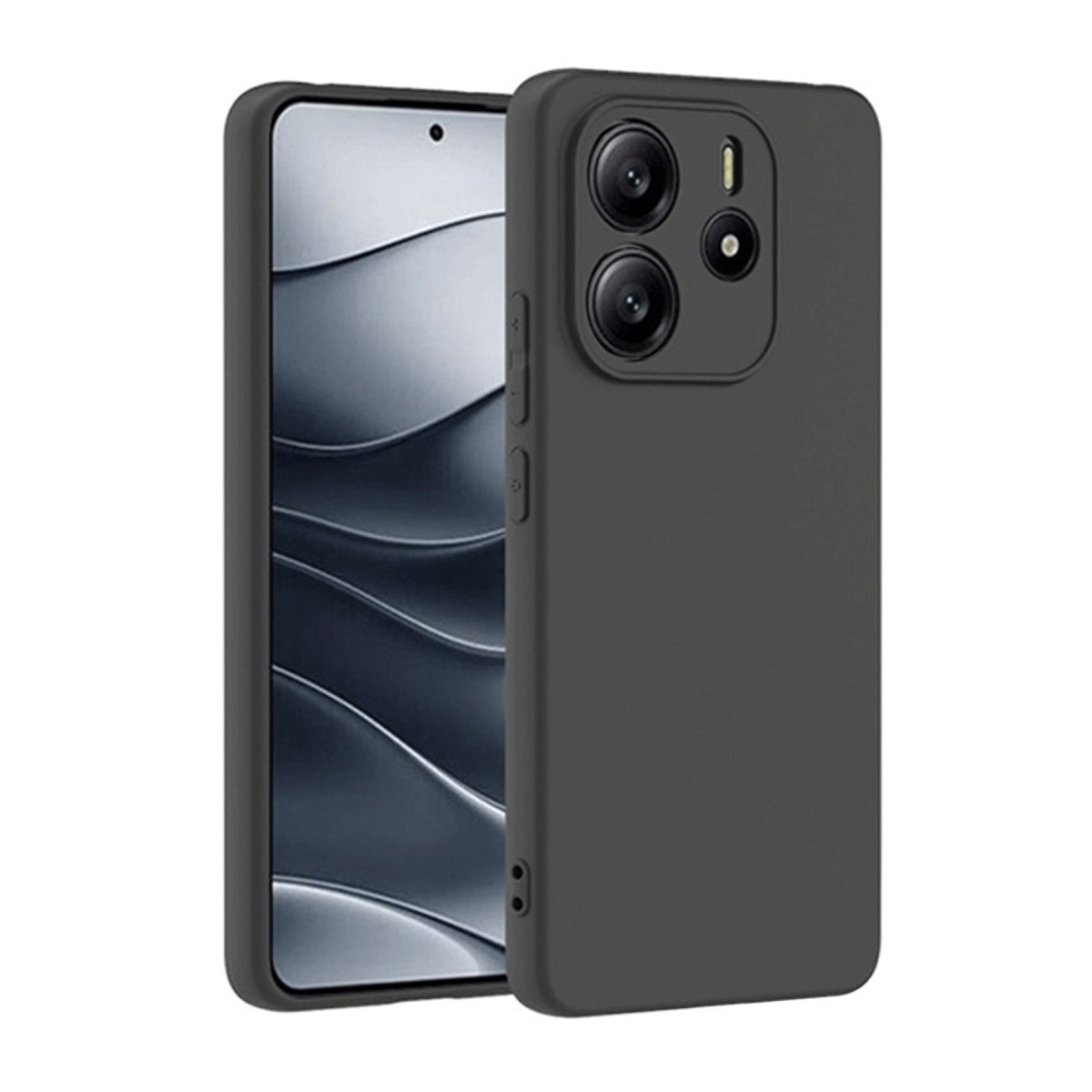 Redmi Note 14 4G Kılıf First Silikon - Siyah