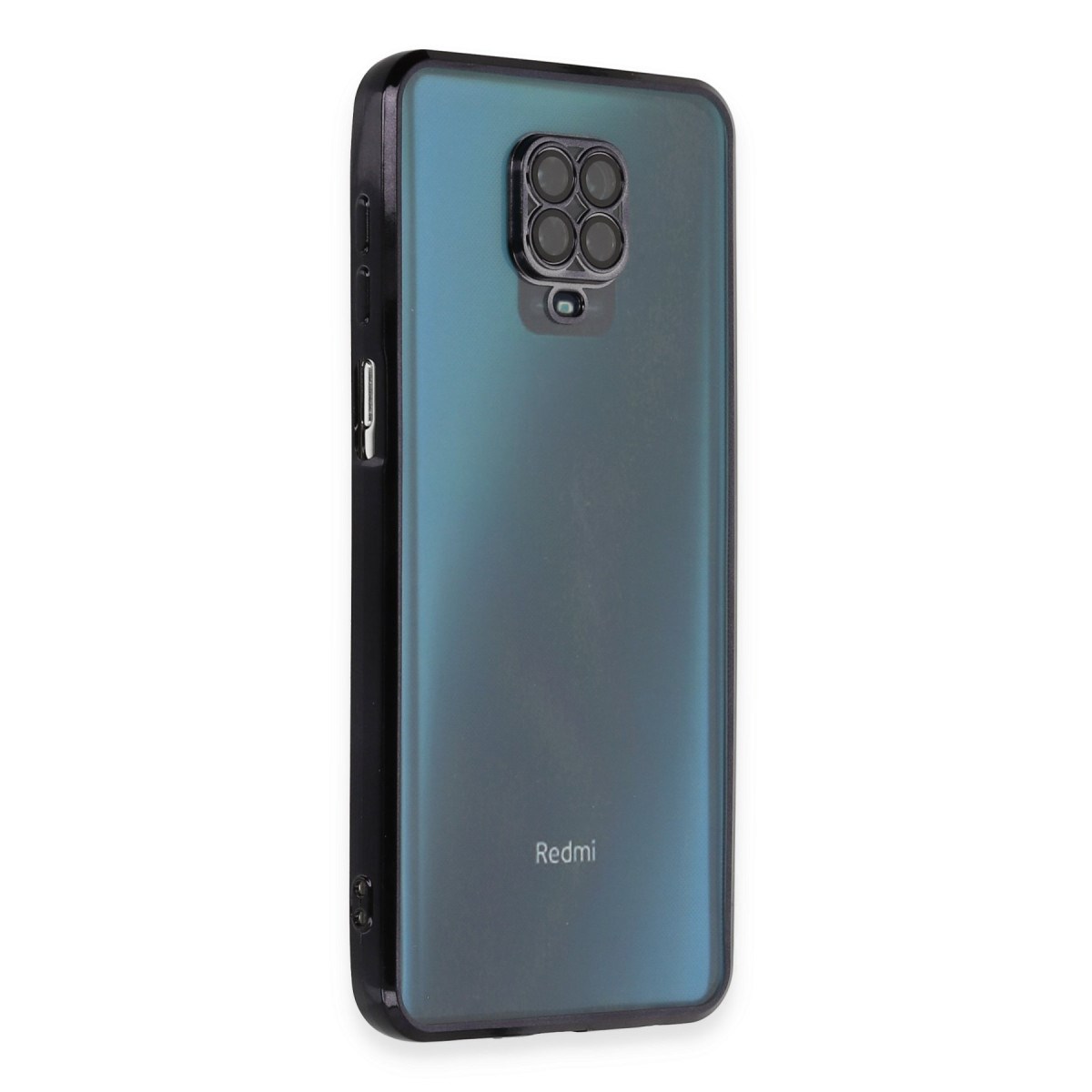 Redmi Note 9 Pro Kılıf Razer Lensli Silikon - Siyah