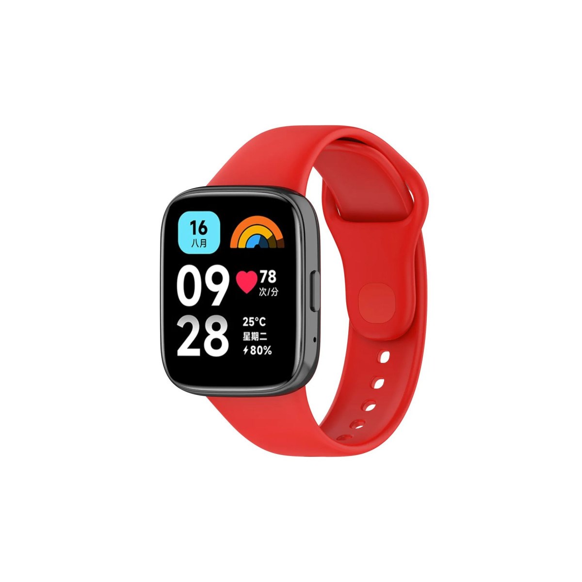 Redmi Watch 3 Active Klasik Kordon - Kırmızı