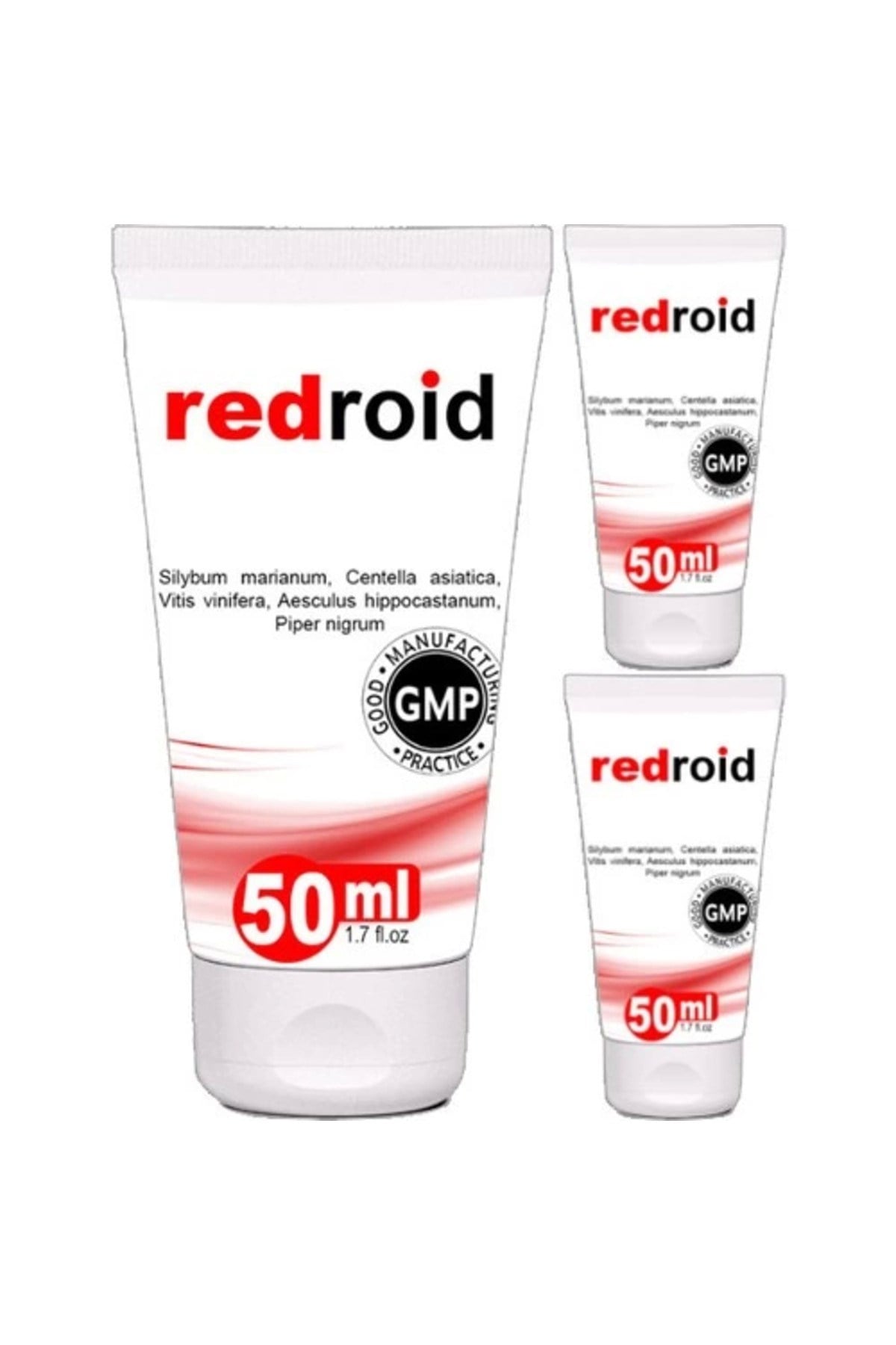 Redroid 3lü Paket Rahatlatıcı Masaj Kremi  Için 50 ml Özel Krem