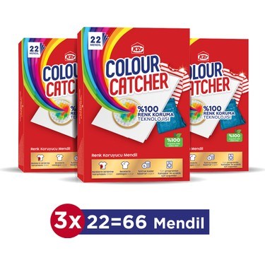 Renk Koruyucu Mendil 22'li Paket 5 Adet Güçlü Temizlik