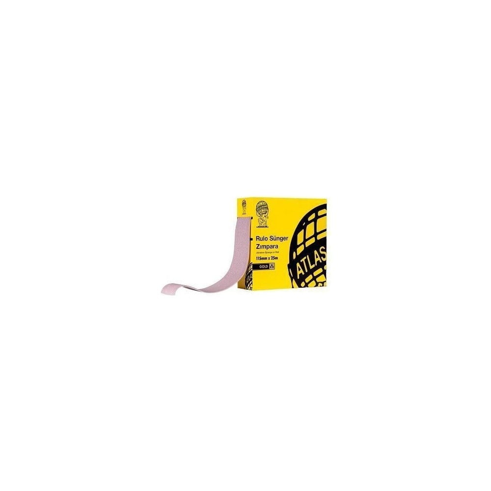 Rulo Sünger Zımpara 115 mm x 25 m 180 Kalite ile