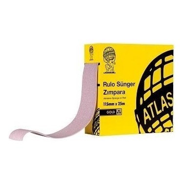Rulo Sünger Zımpara 115 mm x 25 m 220 Kalite ile