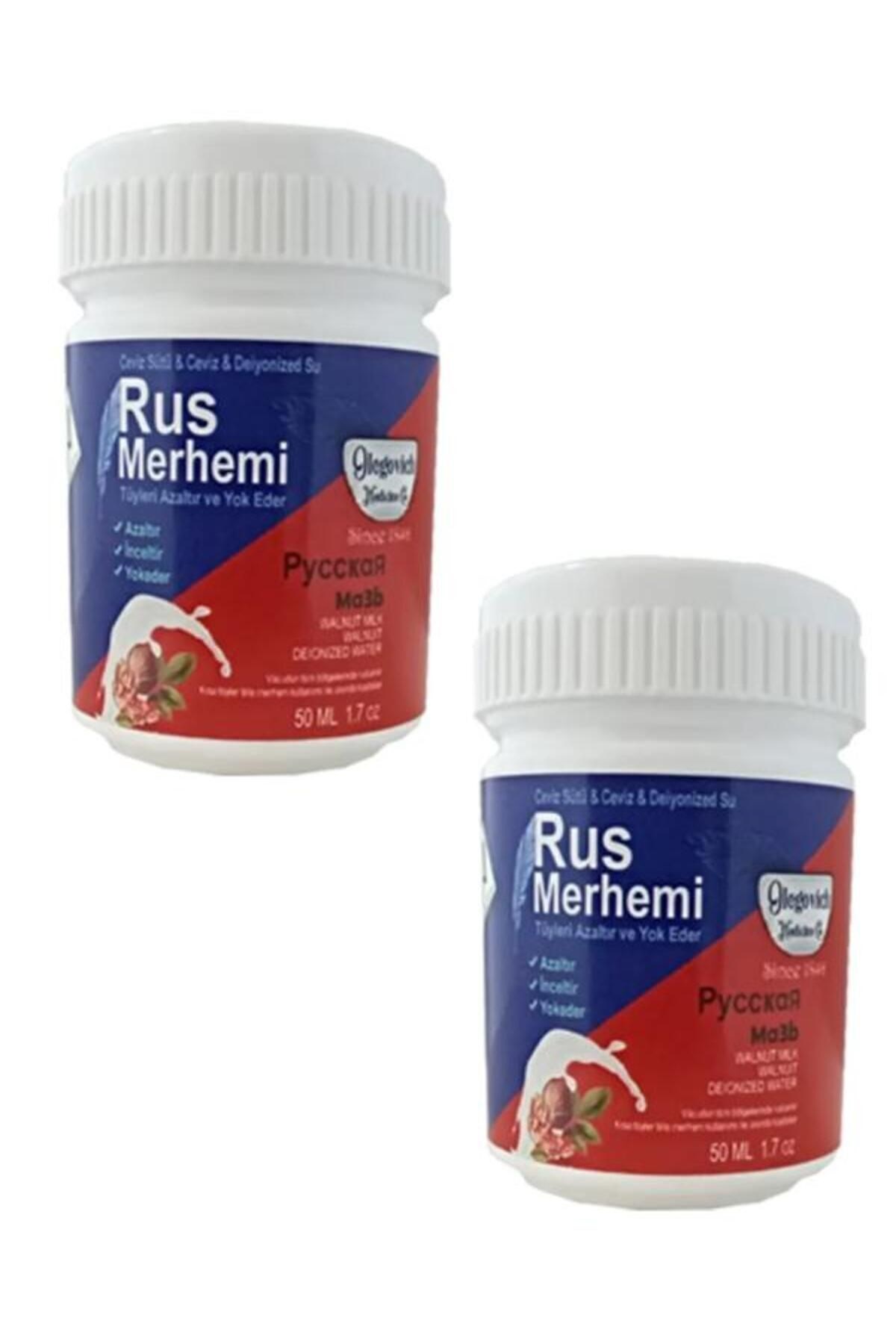 Rus Merhemi Tüy Azaltıcı Ve Edici Kremi 50 ml X 2 Adet