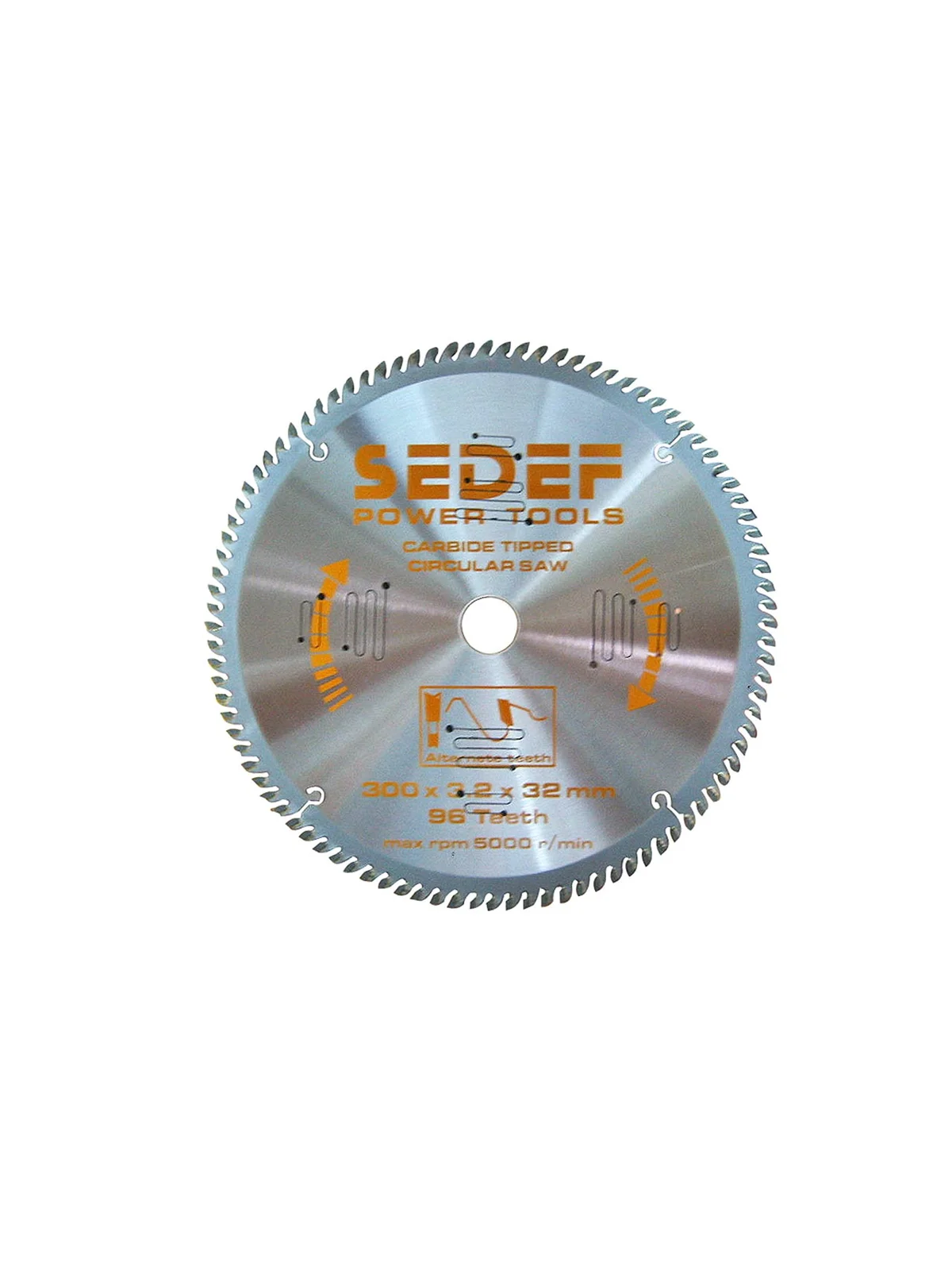 SEDEF 250x30x3.2mm 80 Diş Trapez Negatif Diş Testere AP