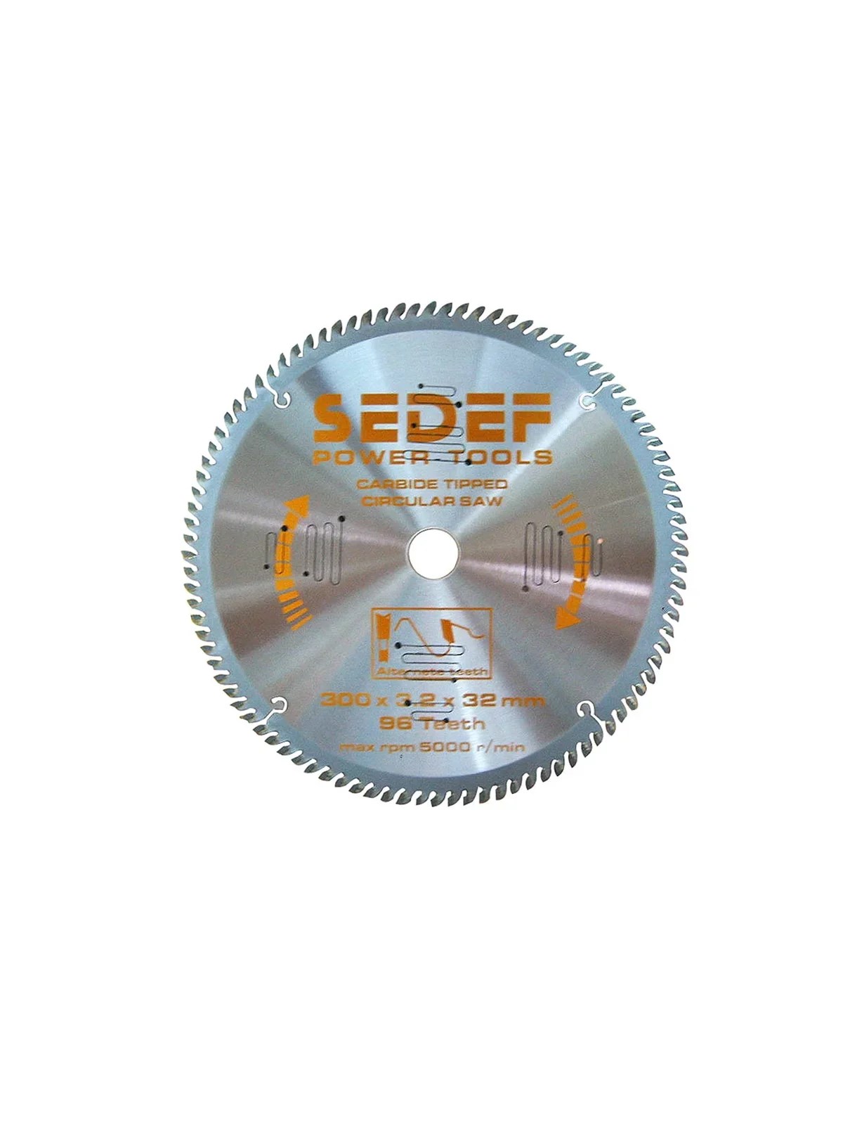 SEDEF 300x30x3.2mm 96 Diş Trapez Negatif Diş Testere AP