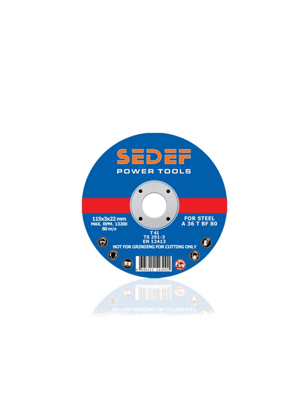 SEDEF Metal Kesici Disk 115x3 mm