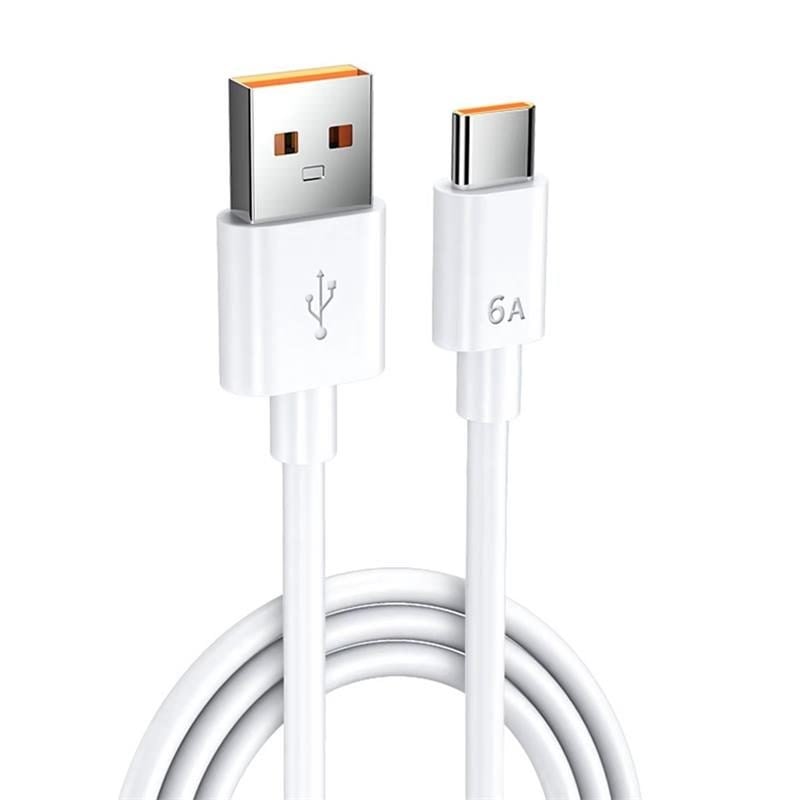 SENSEI 1 METRE USB TO TYPE-C 6A DATA VE ŞARJ KABLOSU (SNSDC-1M) (MFI UYUMLU DEGILDIR)