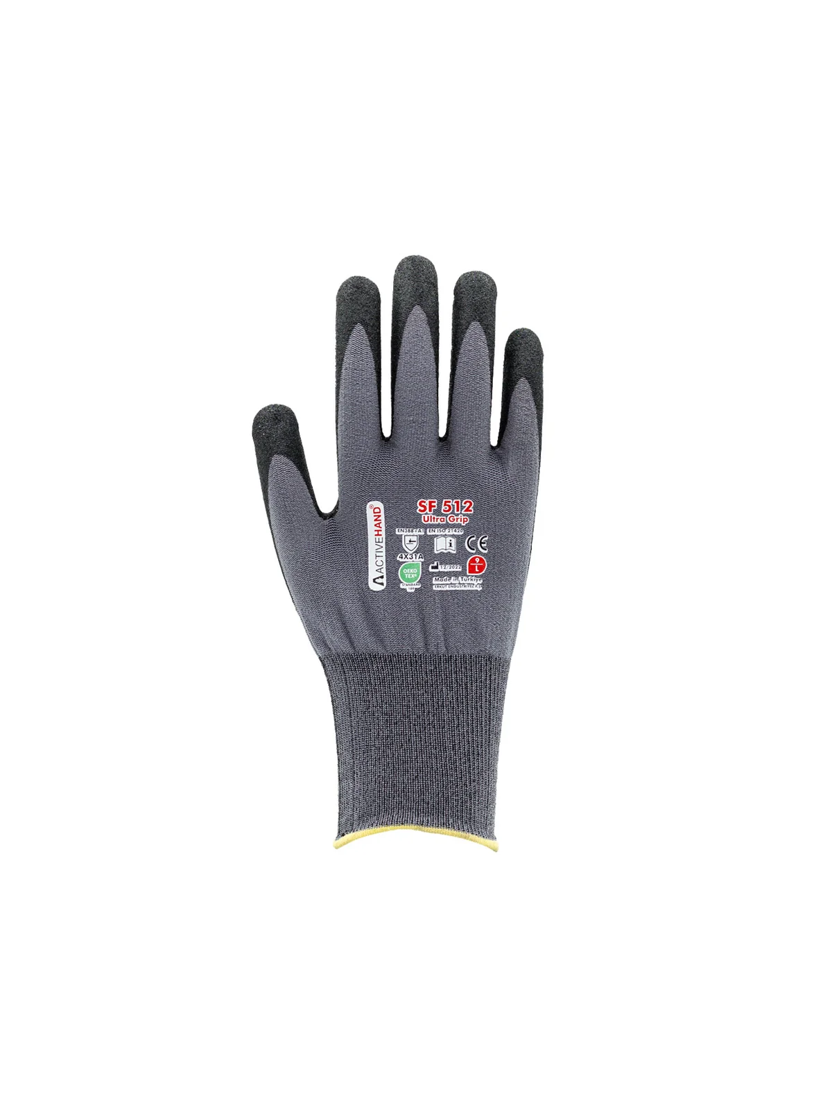 SF 512 GR/SY NO:9 Köpük Nitril Kaplı Sandy Finish Polyester Eldiven