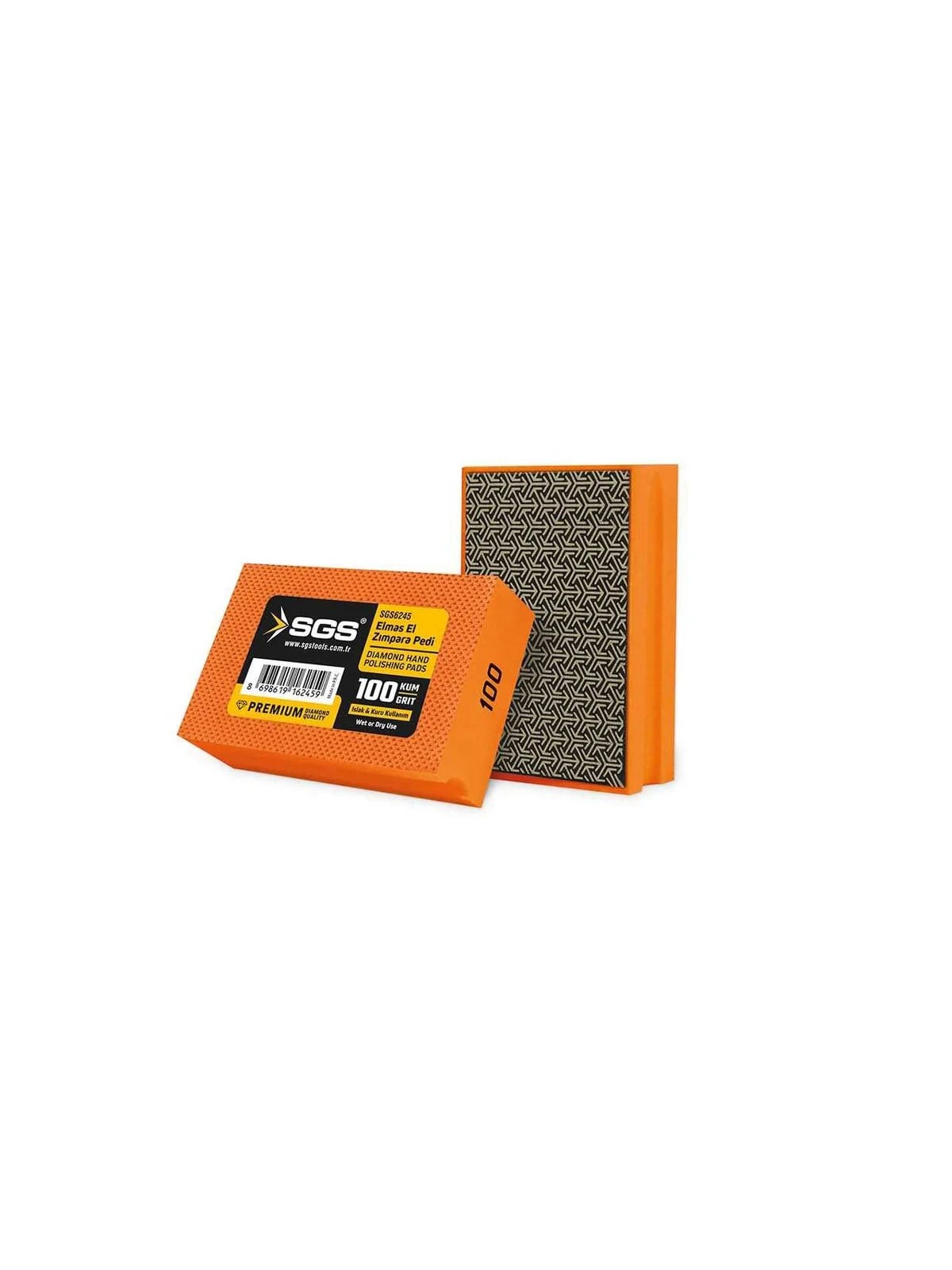 SGS 6245 ELMAS EL ZIMPARA PEDİ TURUNCU 100 KUM