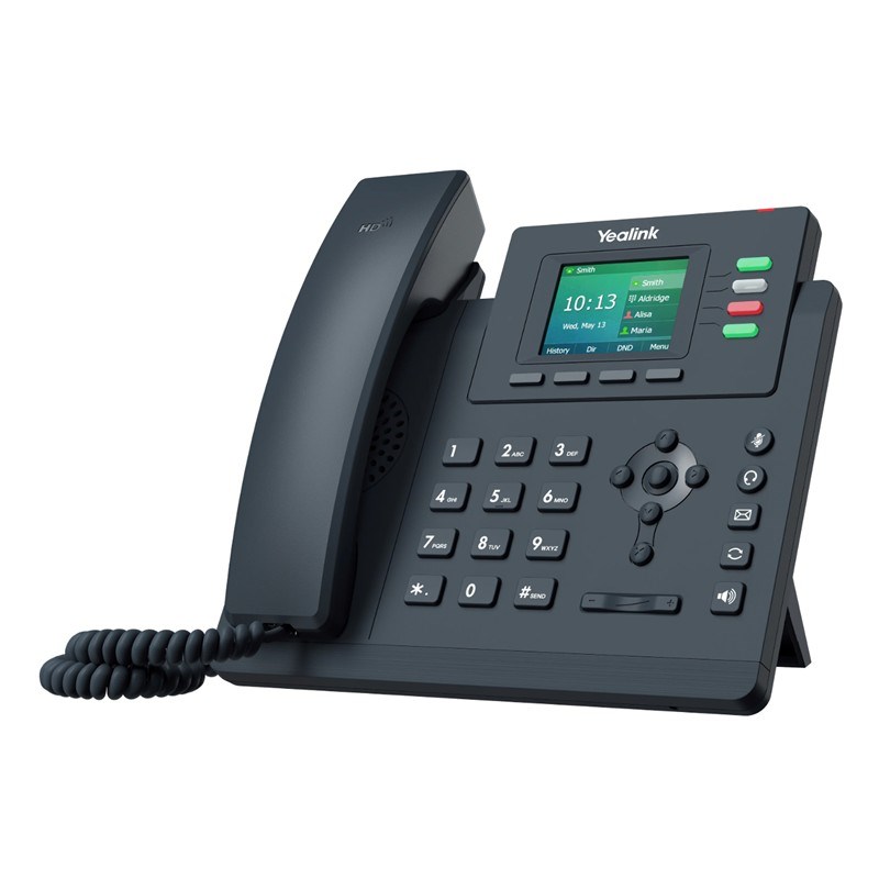 SIP-T33G 2.4 INC RENKLİ EKRAN HD SES GÜRÜLTÜ ENGELLEME POE DESTEKLİ MASAÜSTÜ TELEFON