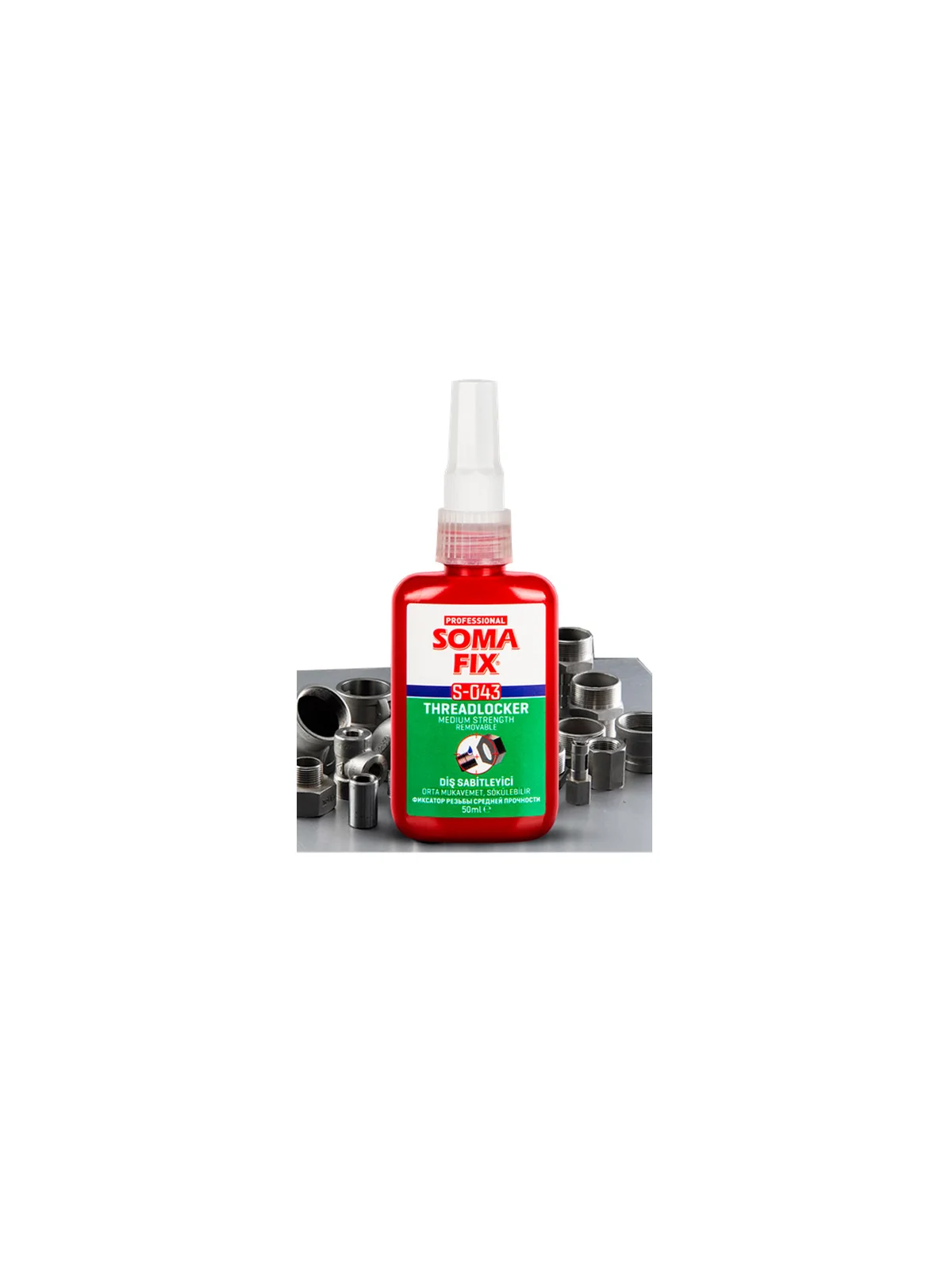 SOMAFİX S043 Mavi Diş Sabitleyici Orta Mukavemet 50gr