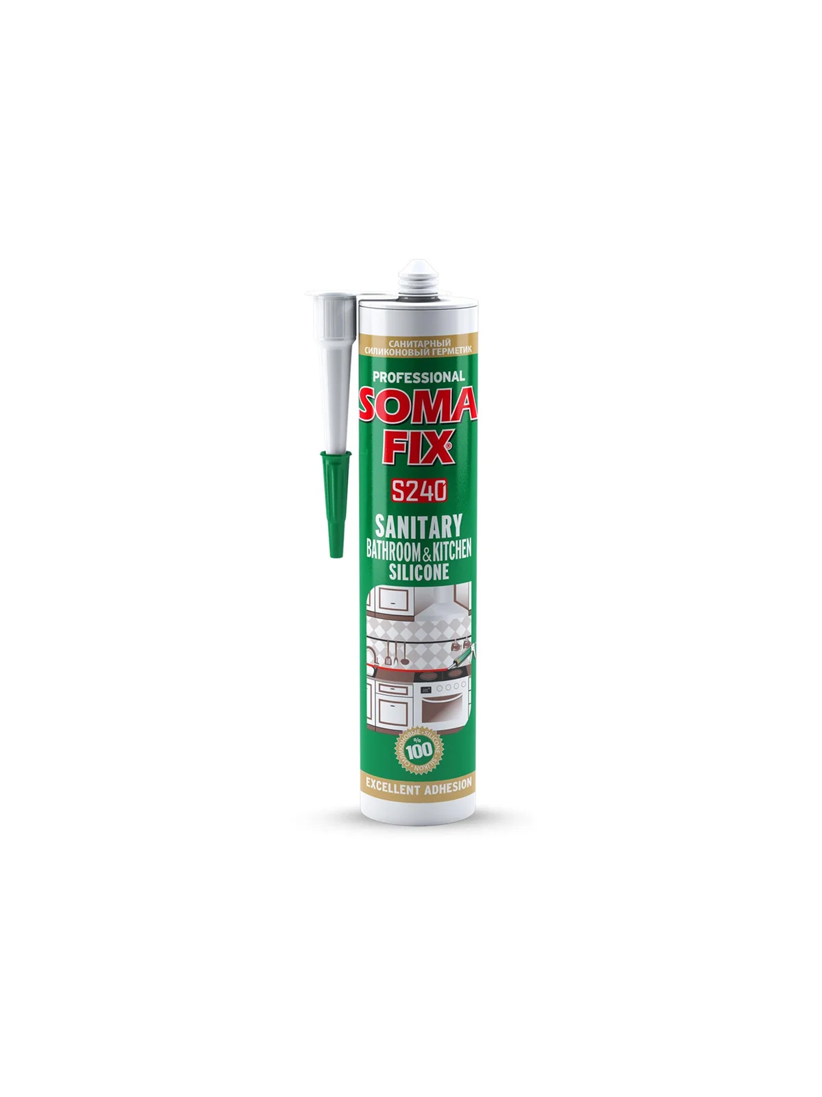 SOMAFIX S240 Banyo Mutfak Silikonu 280ml 320gr