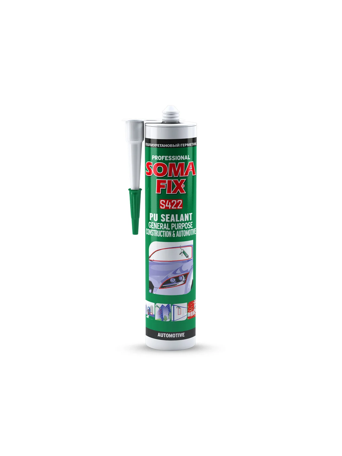 SOMAFİX S426 Poliüretan Mastik Kartuş Antrasit 280ml 365gr