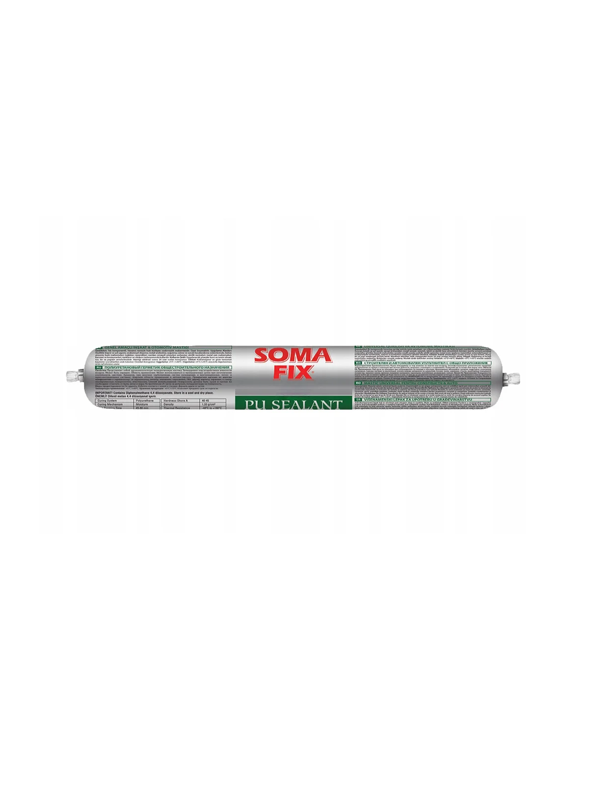 SOMAFİX S754 Poliüretan Mastik Sosis Gri 600ml