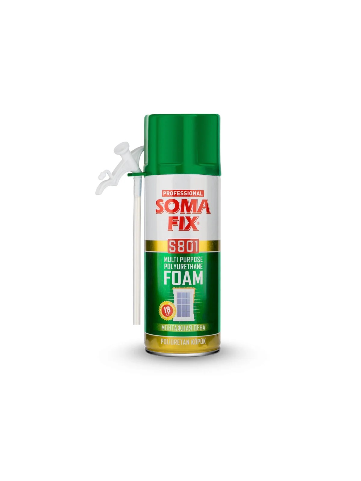 SOMAFİX S801 Tabancalı Köpük 300ml 34gr
