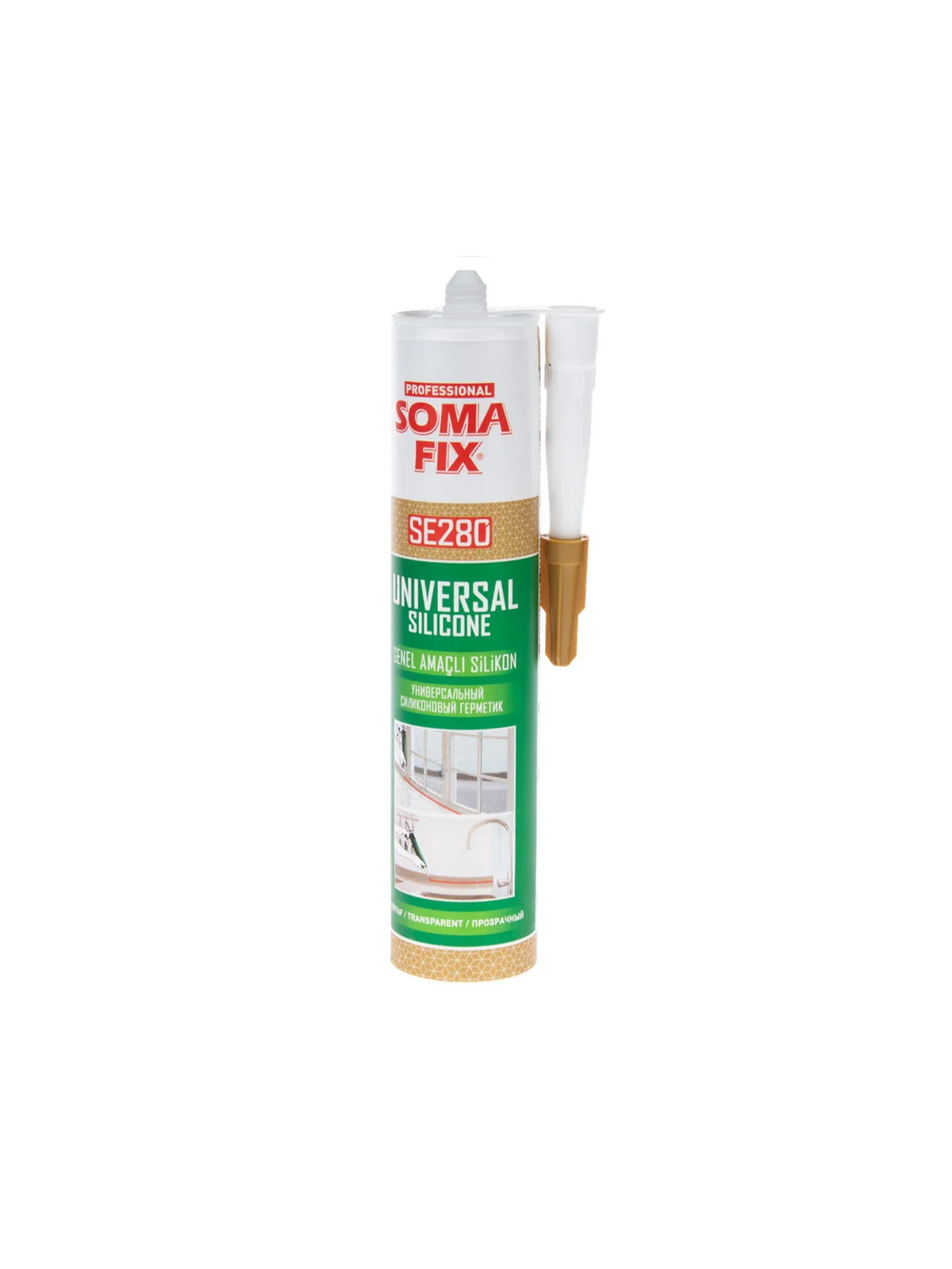 SOMAFİX SE280 Genel Amaçlı Silikon Şeffaf 280gr