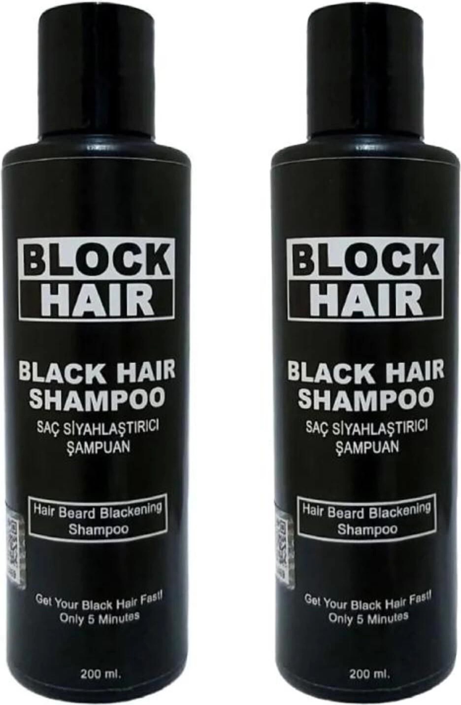 Saçları Siyahlaştıran Block Hair Şampuan 200ML x 2 Adet