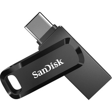 Sandisk Ultra Dual Drive Go USB Type C 256GB Füme Renk Hızlı Okuma 150