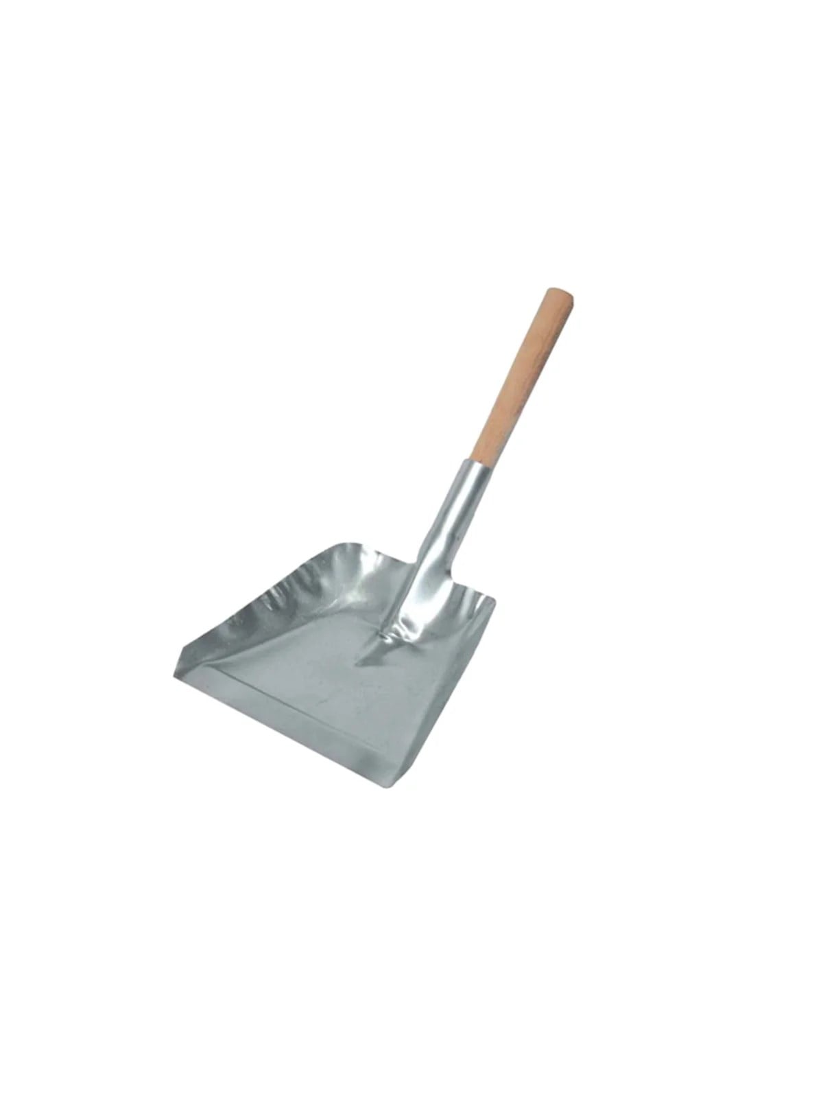 Saplı Metal Çöp Küreği