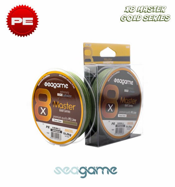 Seagame Master X8 Pe 150m Moss Green Olta İp Misinası - 0.26MM
