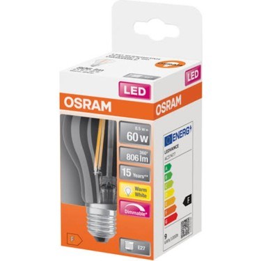 Şeffaf E27 LED Ampul ile Yumuşak Aydınlatma Deneyimi