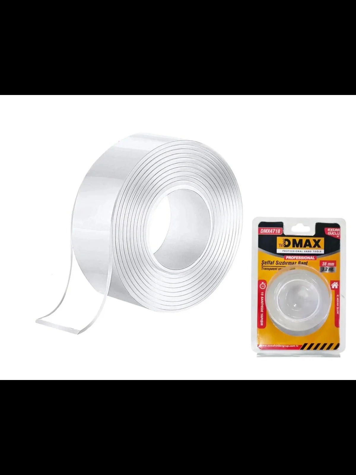 Şeffaf Sızdırmaz Bant 38mm x 3.2mt DMX4718