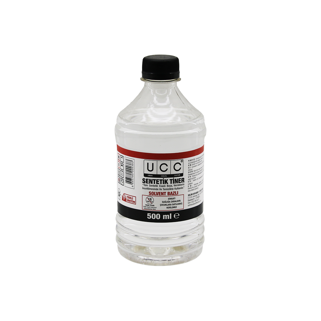 Sentetik tiner 500 ml solvent bazlı