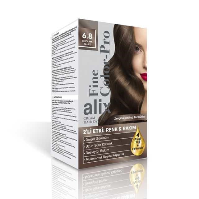 Set Saç Boyası 6.8 Çikolata Kahve 1 Adet