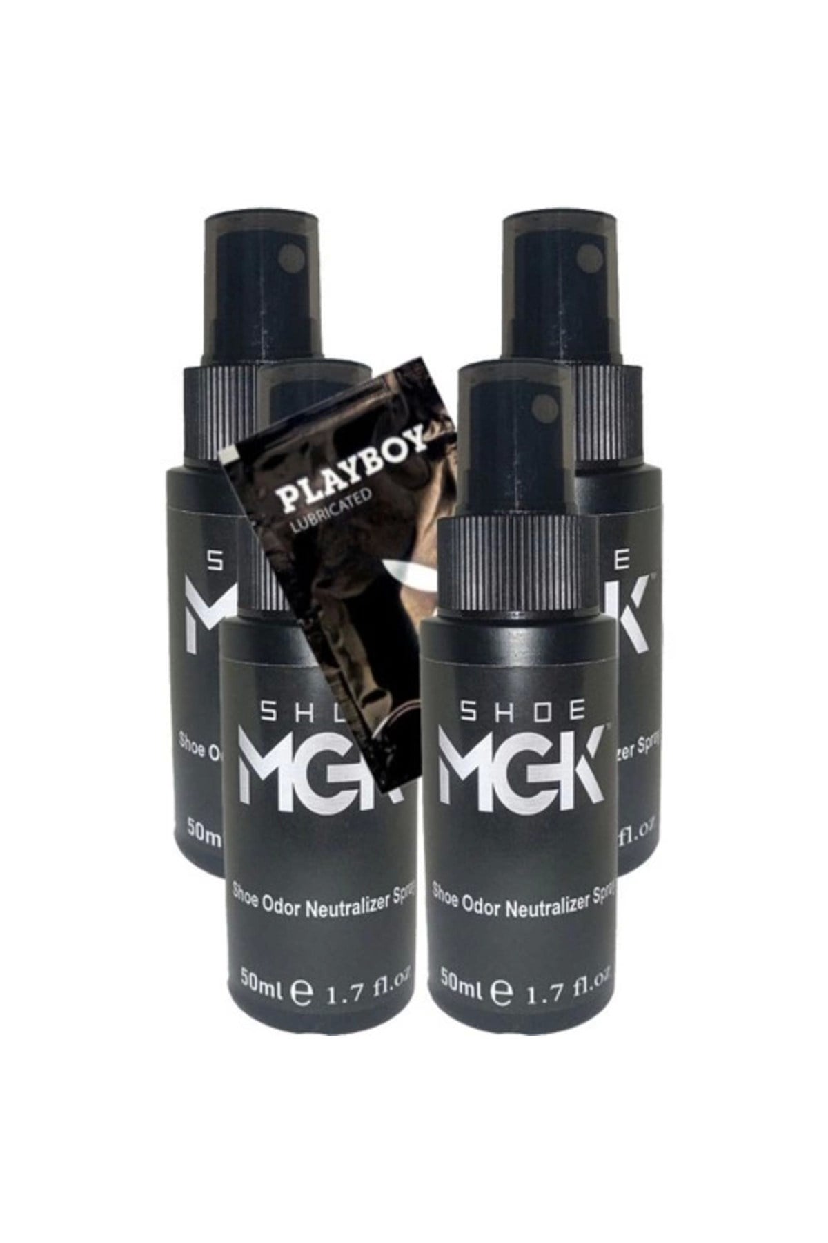 Shoe 4 Tane Ayak Kokusu 50 Ml Ölçek Ayakkabılara Bakım Spreyi + Yanında Jel