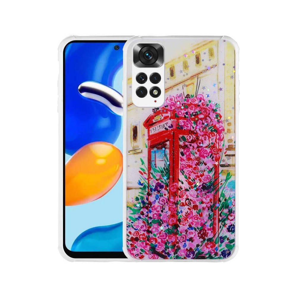 Simli Desenli Kamera Koruma Özellikli Kılıf ile Redmi Note 11
