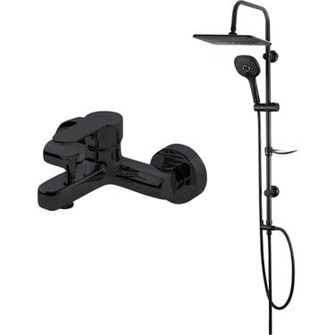 Siyah Banyo Bataryası ile Modern Tasarım