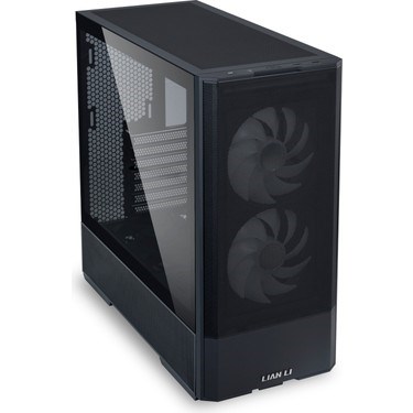 Siyah Mid-Tower ATX Kasa, Geniş İç Hacim ve Şık Tasarım