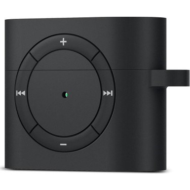Spigen AirPods 3 ile Uyumlu Kılıf Classic Shuffle Retro Tasarım Kömür Kapak - ASD01992 (Spigen TR