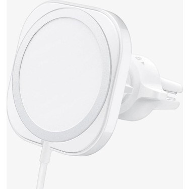 Spigen Mag Fit MagSafe Uyumlu Araç İçi Havalandırma Telefon Tutucu - Kablosuz Şarj